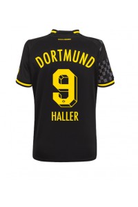 Borussia Dortmund Sebastien Haller #9 Voetbaltruitje Uit tenue Dames 2022-23 Korte Mouw